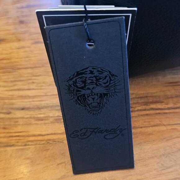 Ed Hardy Mini-Bag Heart Design with Rhinestones NWT - Picture 11 of 11